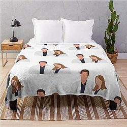 Meredith and Derek Throw Blanket