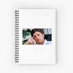 Derek Shepherd Merch For Fans Derek Shepherd Notebook