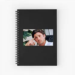 Derek Shepherd Merch For Fans Derek Shepherd Notebook
