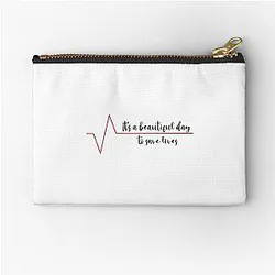 Derek Beautiful Day Quotes Zipper Pouch