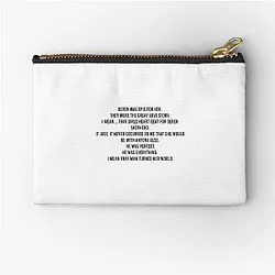 Derek was epic for her Zipper Pouch