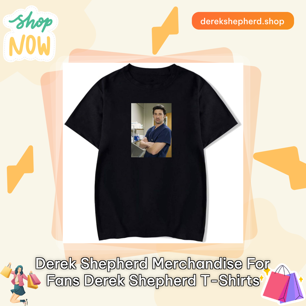 Derek Shepherd Merchandise For Fans Derek Shepherd T-Shirts