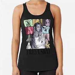 Vintage Freya Skye Descendant World Coll Racerback Tank Top
