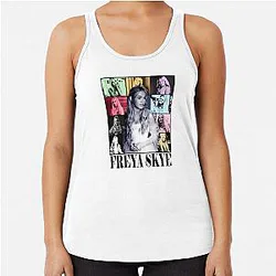 Vintage Freya Skye Descendants Zombies World Racerback Tank Top