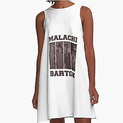 Malachi Barton, Descendants: Zombies Worlds Collide | The Rise of Red Summer Music Festival 2025 A-Line Dress