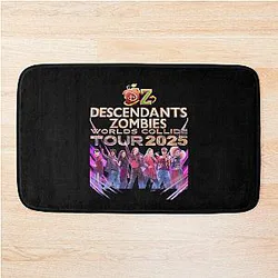 Descendants Zombies World Tour 2025 Bath Mat