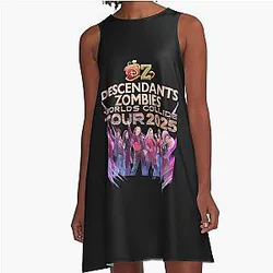 Descendants World Tour 2025 A-Line Dress