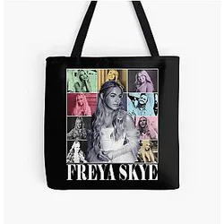 Vintage Freya Skye Descendants Zombies Worlds Collide Tour The Rise Of Red All Over Print Tote Bag