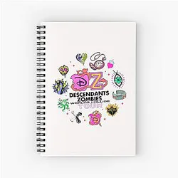 Descendants Zombies World Tour Spiral Notebook