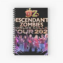 Descendants Zombies Worlds Tour 2025 Notebook