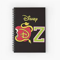 Descendants Zombies Worlds Spiral Notebook