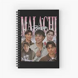 Malachi Barton Descendants Zombies Worlds Collide Tour Fan Art Spiral Notebook