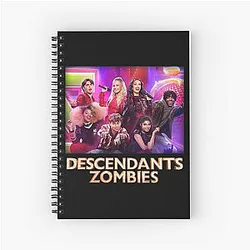 Descendants Zombies Tour Spiral Notebook