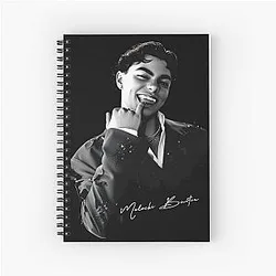Malachi Barton Descendants Zombies Worlds Tour Fan Art Spiral Notebook
