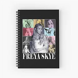 Vintage Freya Skye Descendants Zombies Worlds Collide Tour The Rise of Red Spiral Notebook