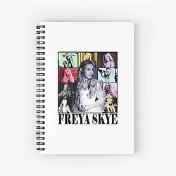 Vintage Freya Skye Descendants Zombies Worlds Spiral Notebook