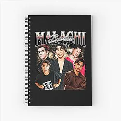 Descendants Zombies Worlds Collide Tour Malachi Barton Spiral Notebook