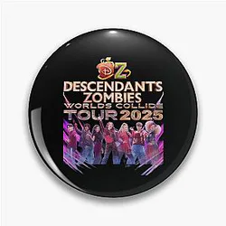 Descendants Zombies Worlds Tour 2025 Pin