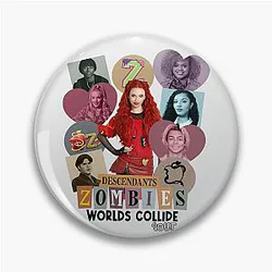 Descendants Zombies Worlds Collide Tour Fan Art Pin