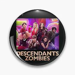 Descendants Zombies Tour Fan Art Pin