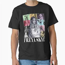 Vintage Freya Skye Descendants Zombies Worlds Collide Tour The Rise Of Red Freya Skye Music Tour Classic T-Shirt
