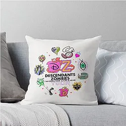 Descendants Zombies World Tour Throw Pillow
