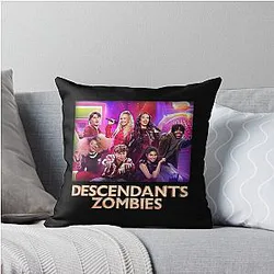 Descendants Zombies Tour Fan Art Throw Pillow
