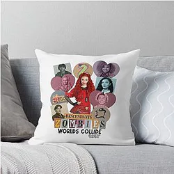 Descendants Zombies Worlds Tour Fan Art Throw Pillow