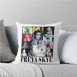 Vintage Freya Skye Descendants Zombies World Collide Throw Pillow