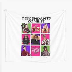 Descendants Zombies Worlds Collide Tour 2025 Tapestry