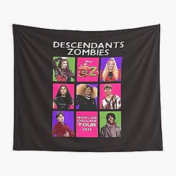Descendants: Zombies World Tour 2025 Tapestry