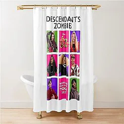 Descendants Zombies Worlds Collide Tour 2025 Shower Curtain