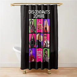 Descendants Zombies Worlds Collide Tour 2025 Shower Curtain