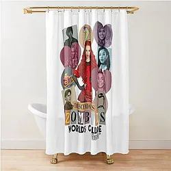 Descendants Zombies Worlds Collide Tour Fan Art Shower Curtain
