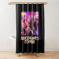 Descendants Zombies Fan Art Shower Curtain