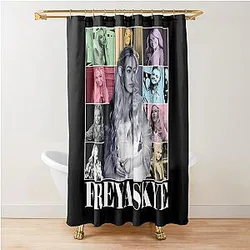 Vintage Freya Skye Descendants: Zombies Worlds Collide Tour The Rise Of Red Shower Curtain