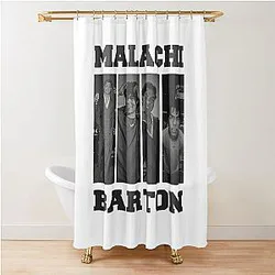 Malachi Barton Zombies Worlds Collide Shower Curtain