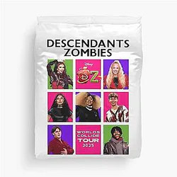 Descendants Zombies Worlds Collide Tour 2025 Duvet Cover