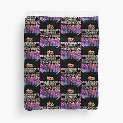 Descendants Zombies Worlds Tour 2025 Duvet Cover