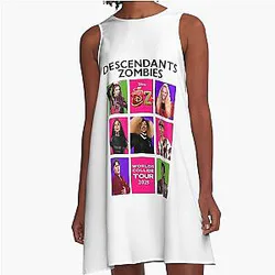 Descendants Zombies Worlds Collide Tour 2025 A-Line Dress
