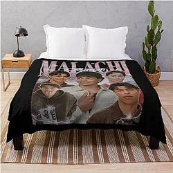 Malachi Barton Descendants Zombies Worlds Collide Tour Fan Art Throw Blanket