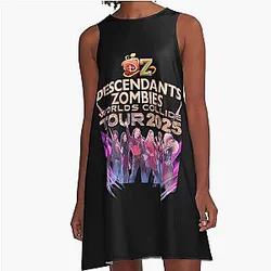 Descendants Worlds Collide Tour 2025 A-Line Dress