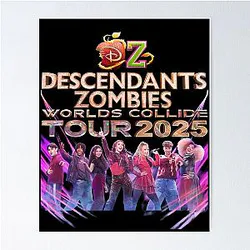 Descendants Zombies Worlds Tour Poster