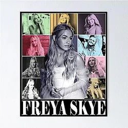 Vintage Freya Skye Descendants Zombies Worlds Collide Tour The Rise Of Red Freya Skye Music Tour Poster