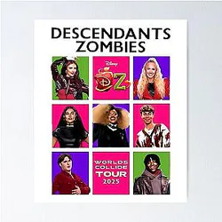 Descendants: Zombies Worlds Collide Tour 2025 - Poster