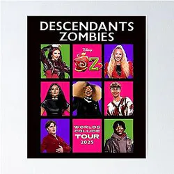 Descendants Zombies World Tour 2025 Poster