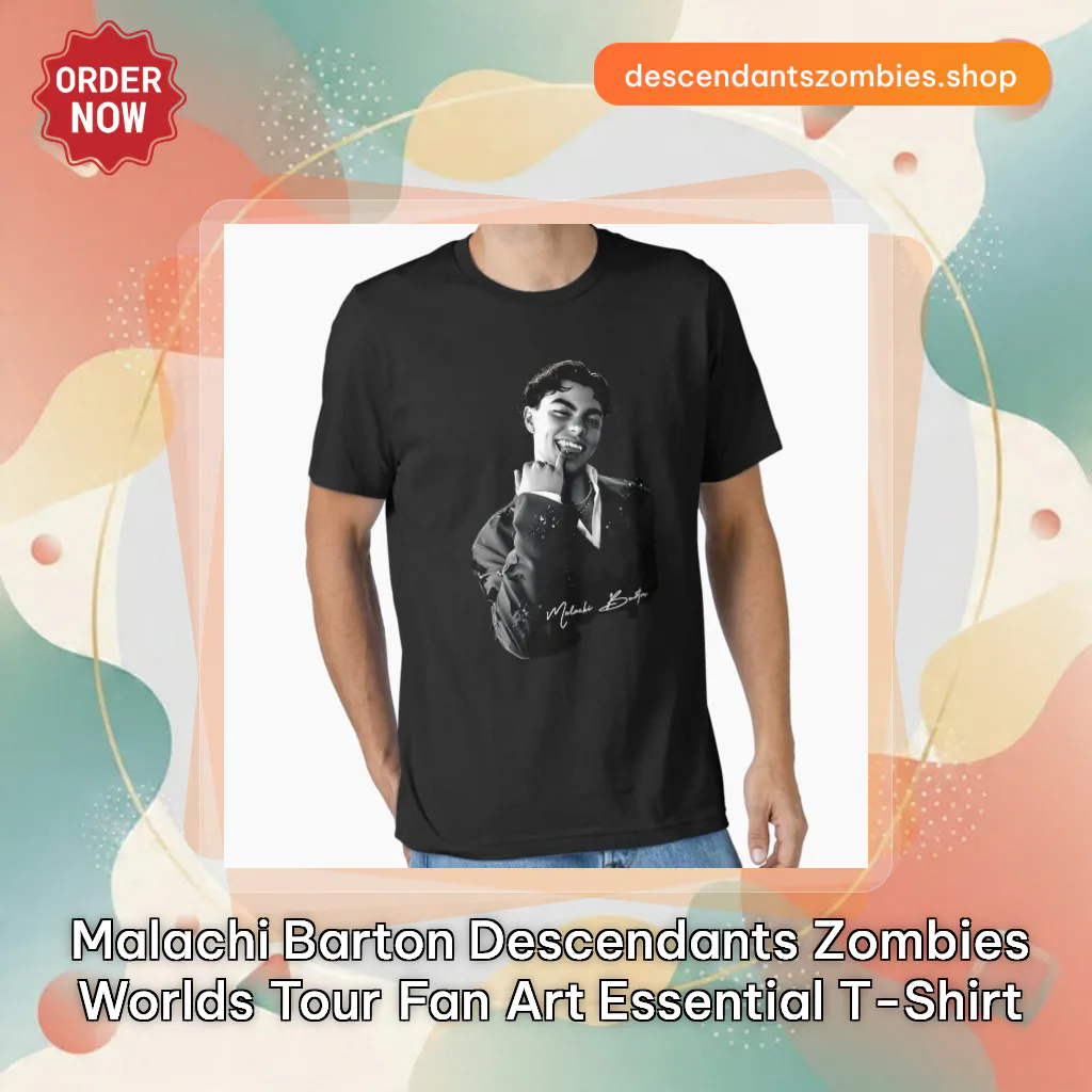 Malachi Barton Descendants Zombies Worlds Tour Fan Art Essential T-Shirt