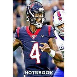 Notebook : Deshaun Watson Notebook, Medium Ruled Diary, Writing Journal Notepad Gift #342