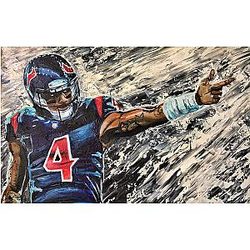 Deshaun Watson Poster American Football Player Wall Art Canvas Art 24x32 Inches