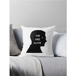 Detroit Become Human - Connor - We Are Alive - Black Throw Pillow
